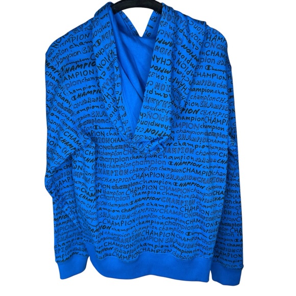 Champion Vibrant Blue Athletic Hoodie - Picture 4 of 7